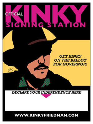 Kinky campaign poster