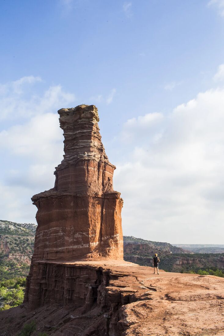 The Lighthouse rock formation, Palo Duro Canyon